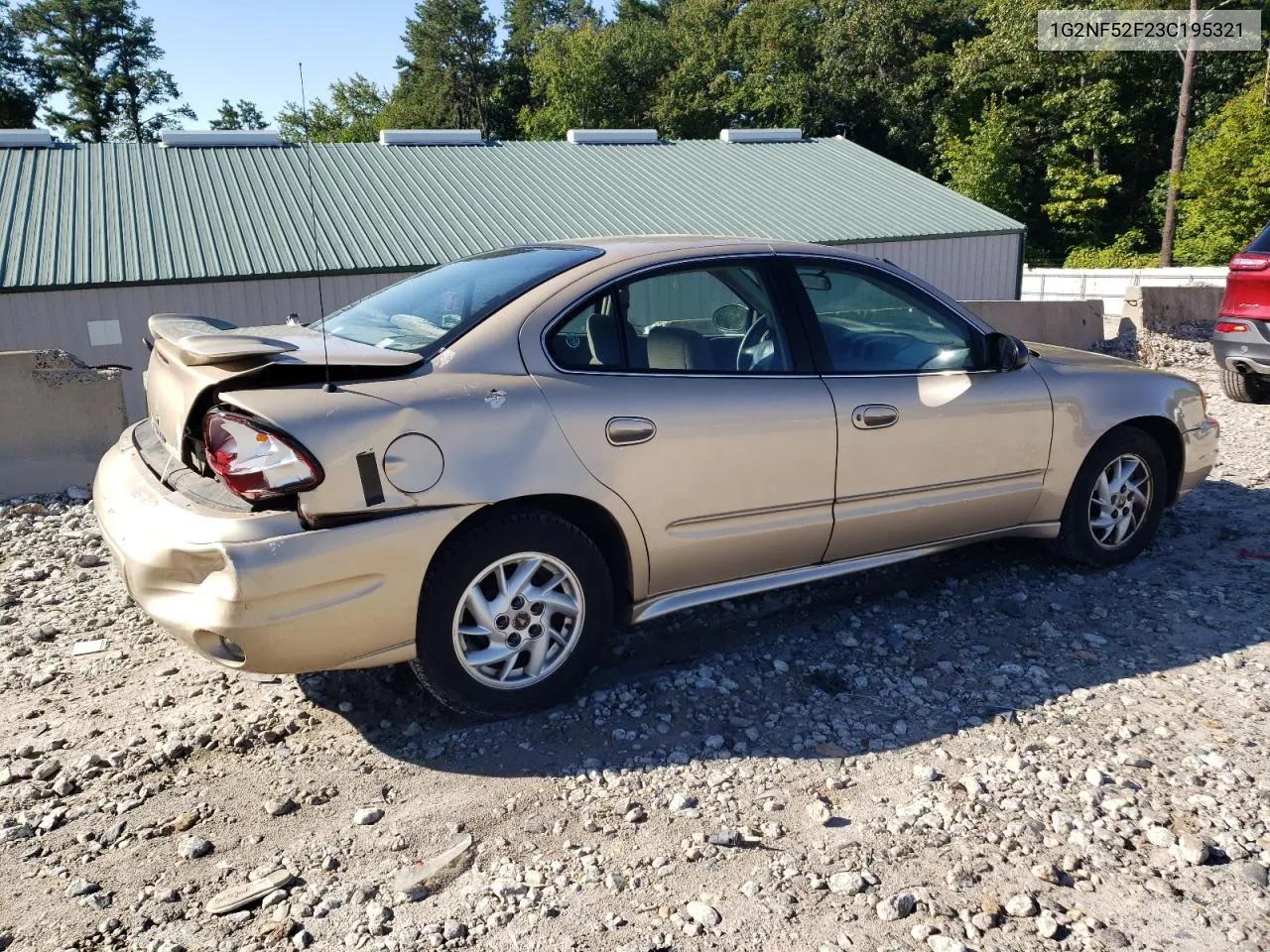 1G2NF52F23C195321 2003 Pontiac Grand Am Se1