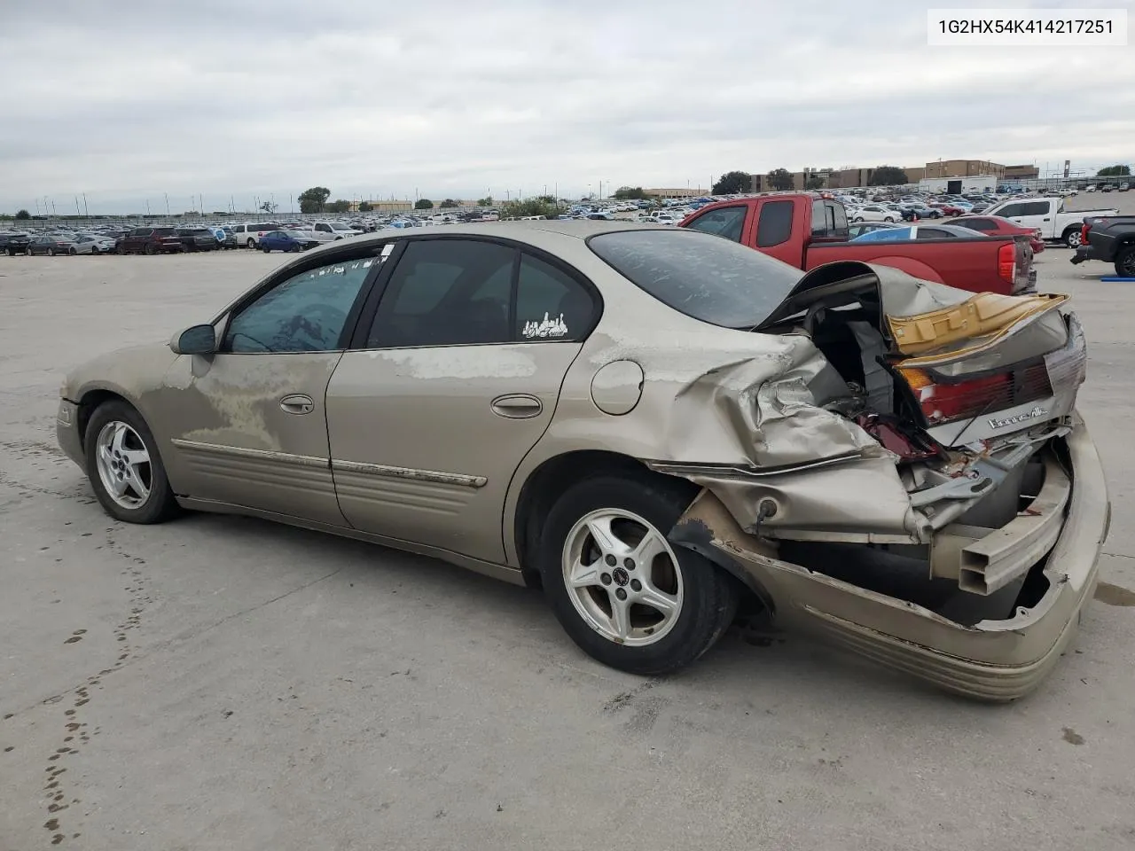 2001 Pontiac Bonneville Se VIN: 1G2HX54K414217251 Lot: 71317864