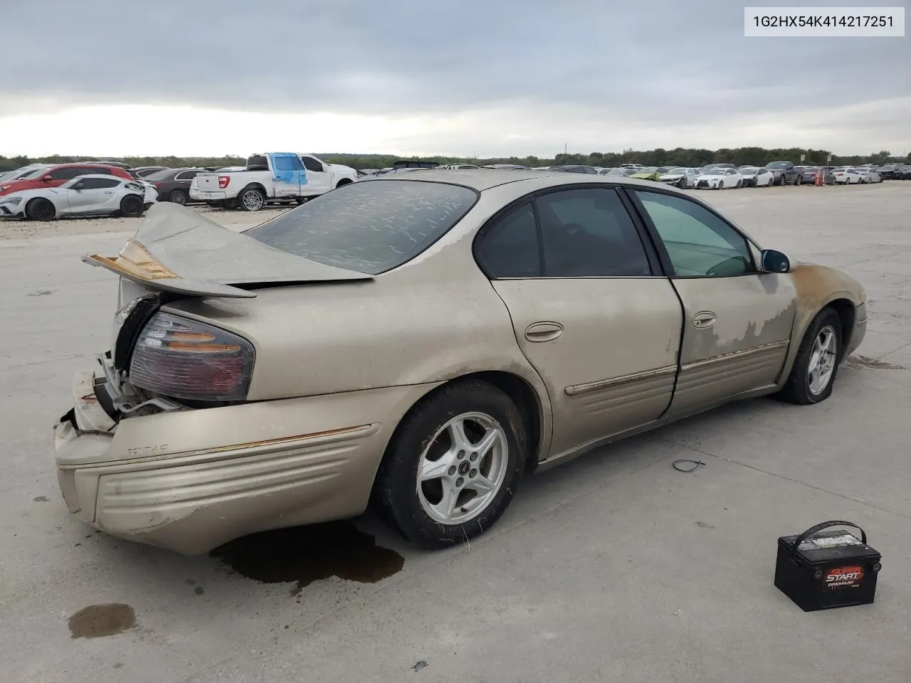 2001 Pontiac Bonneville Se VIN: 1G2HX54K414217251 Lot: 71317864