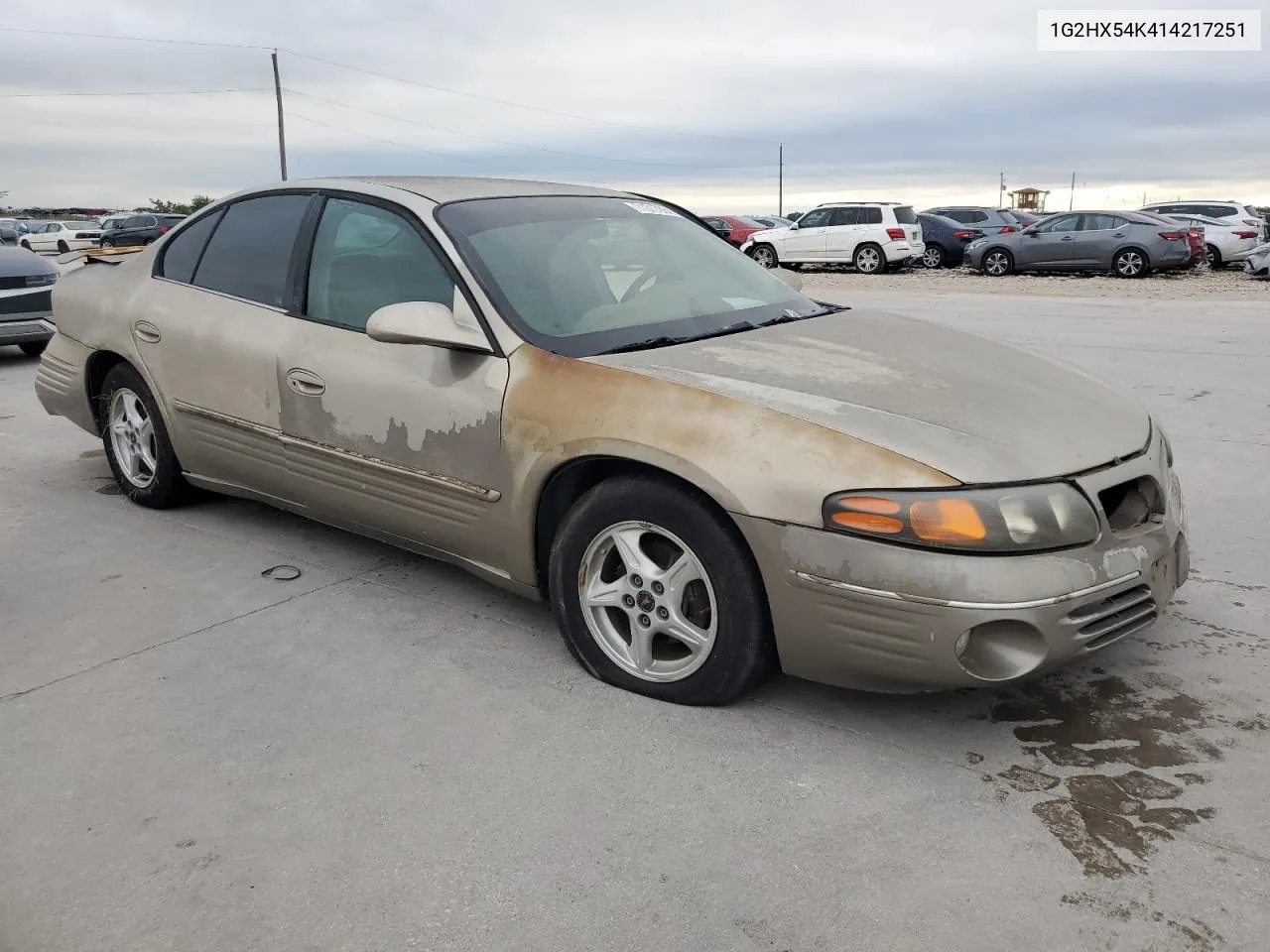 2001 Pontiac Bonneville Se VIN: 1G2HX54K414217251 Lot: 71317864