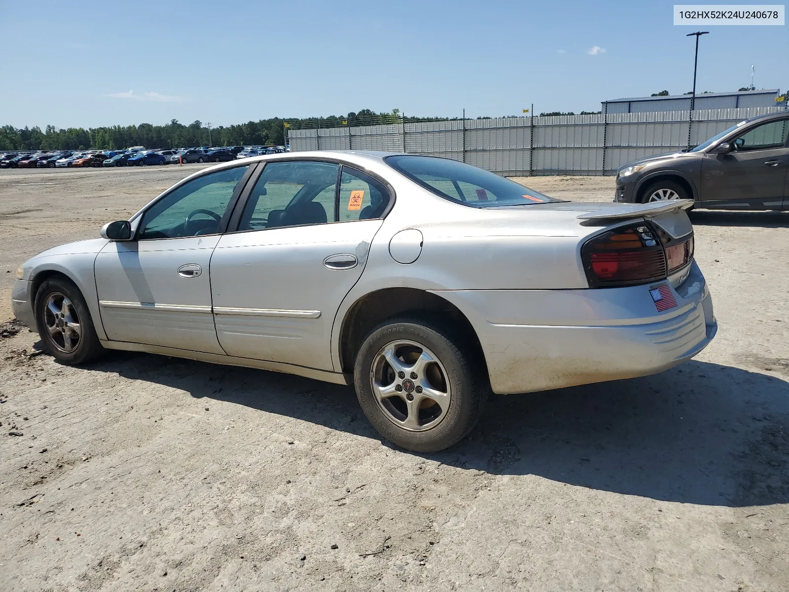 2004 Pontiac Bonneville Se VIN: 1G2HX52K24U240678 Lot: 57024404