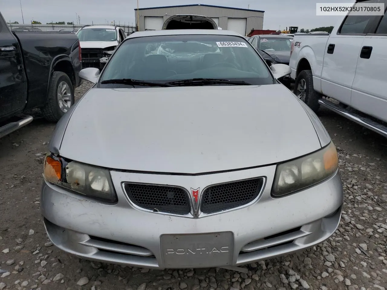 2005 Pontiac Bonneville Se VIN: 1G2HX52K35U170805 Lot: 66383494