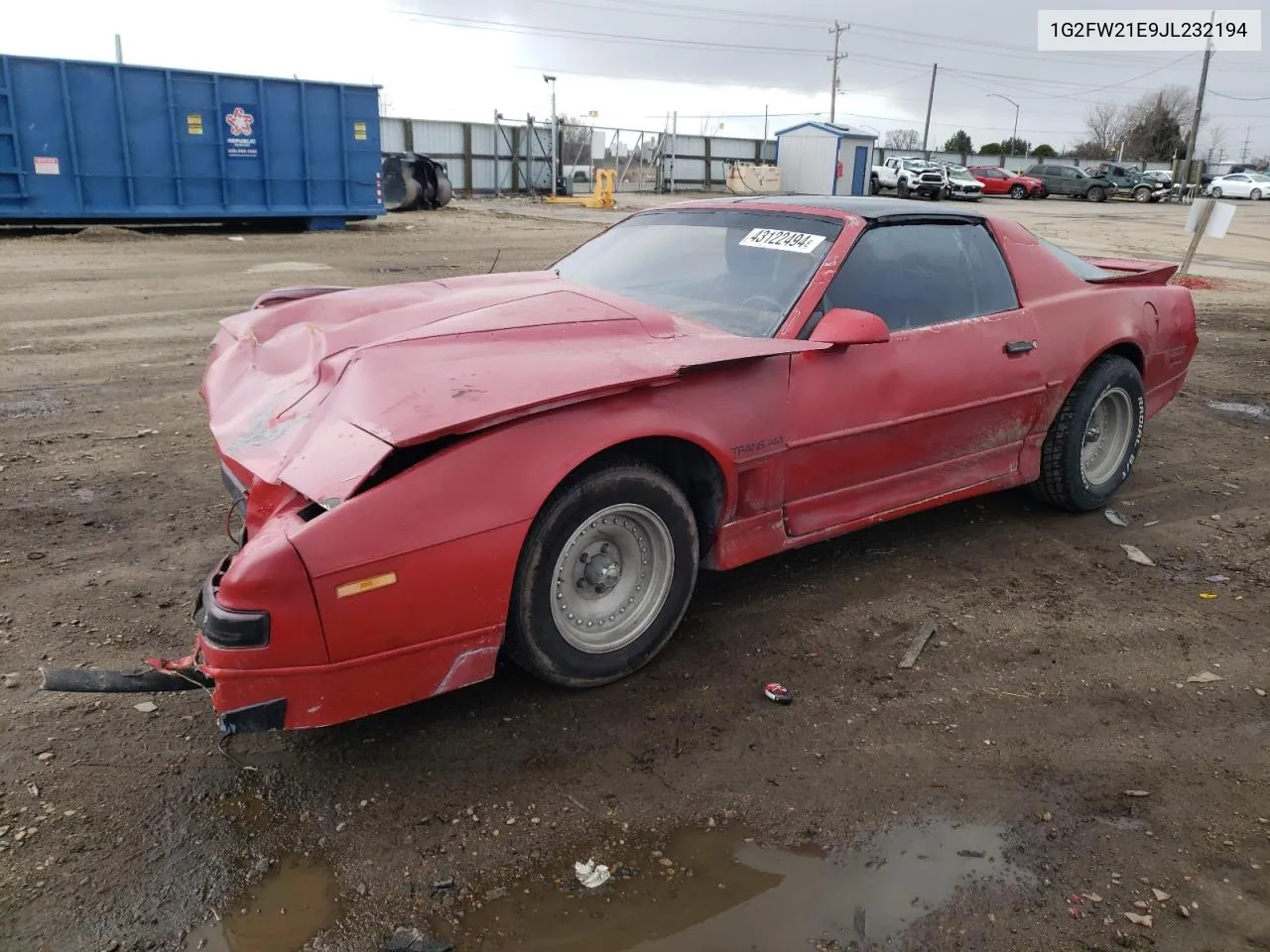 1988 Pontiac Firebird Trans Am VIN: 1G2FW21E9JL232194 Lot: 43122494