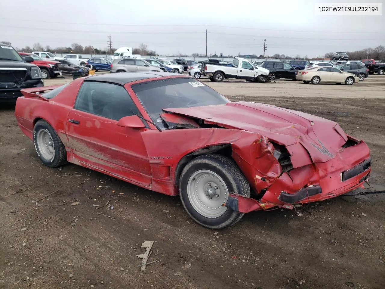 1G2FW21E9JL232194 1988 Pontiac Firebird Trans Am