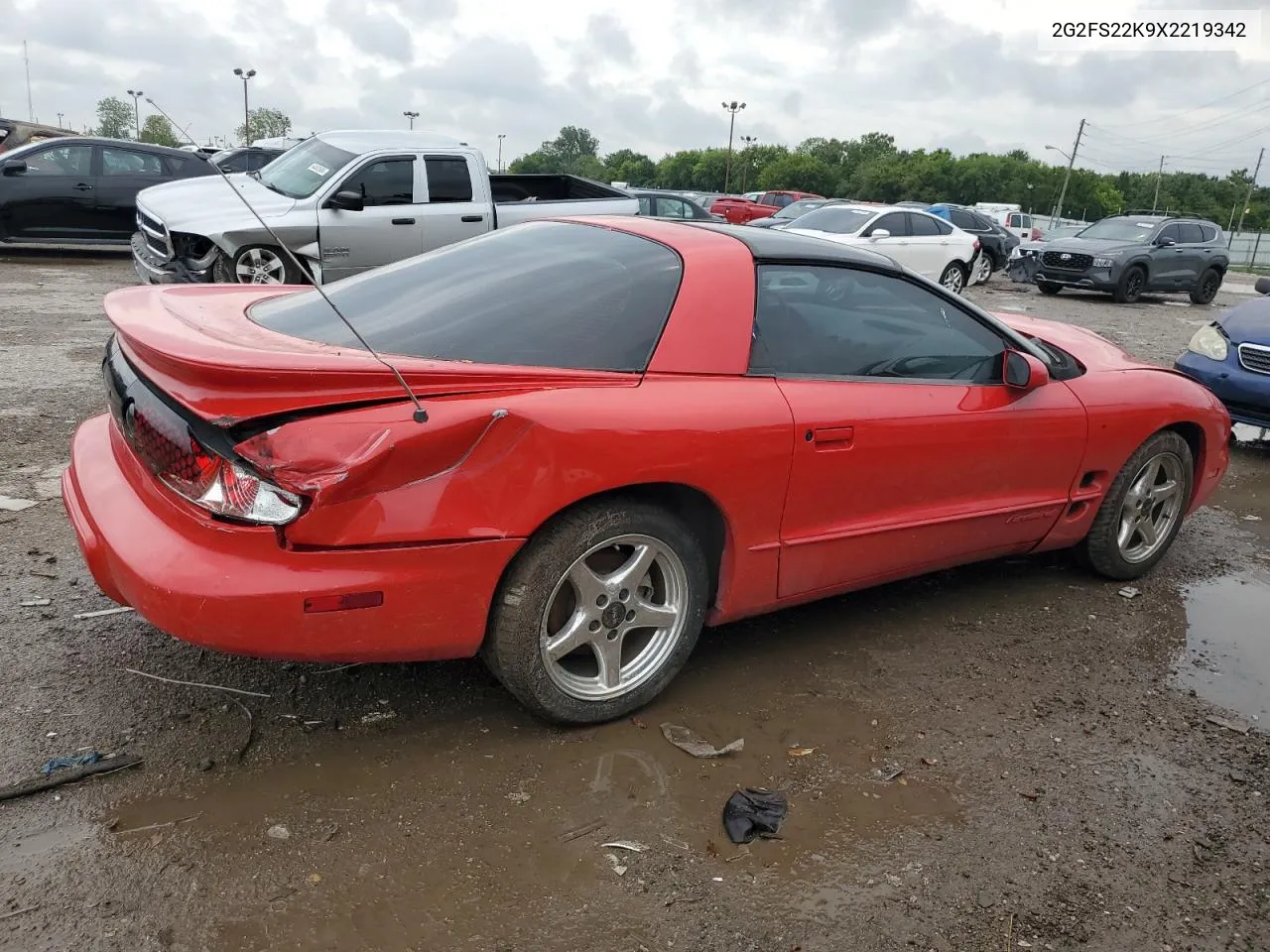 1999 Pontiac Firebird VIN: 2G2FS22K9X2219342 Lot: 65038444