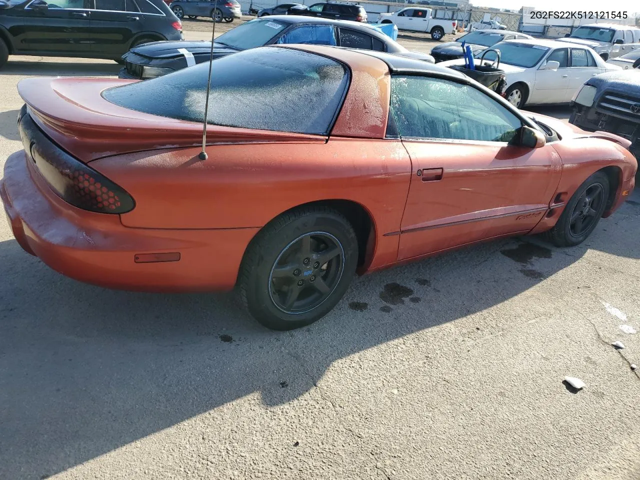 2001 Pontiac Firebird VIN: 2G2FS22K512121545 Lot: 46057044