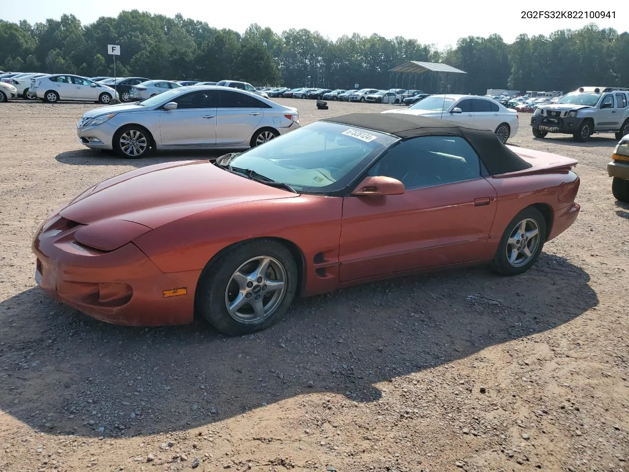 2002 Pontiac Firebird VIN: 2G2FS32K822100941 Lot: 67528124