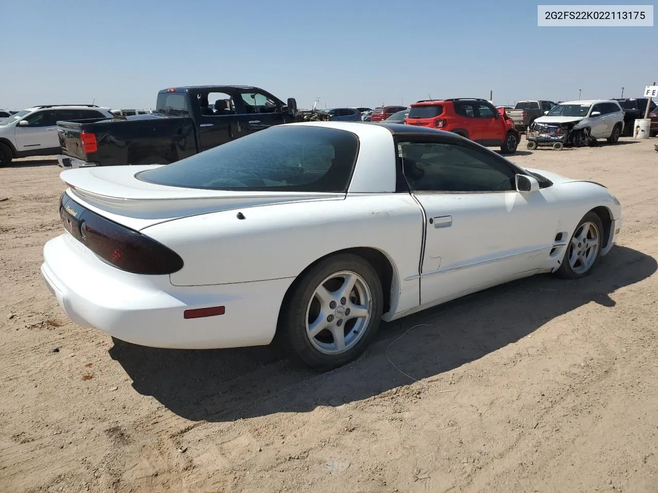 2002 Pontiac Firebird VIN: 2G2FS22K022113175 Lot: 70134124