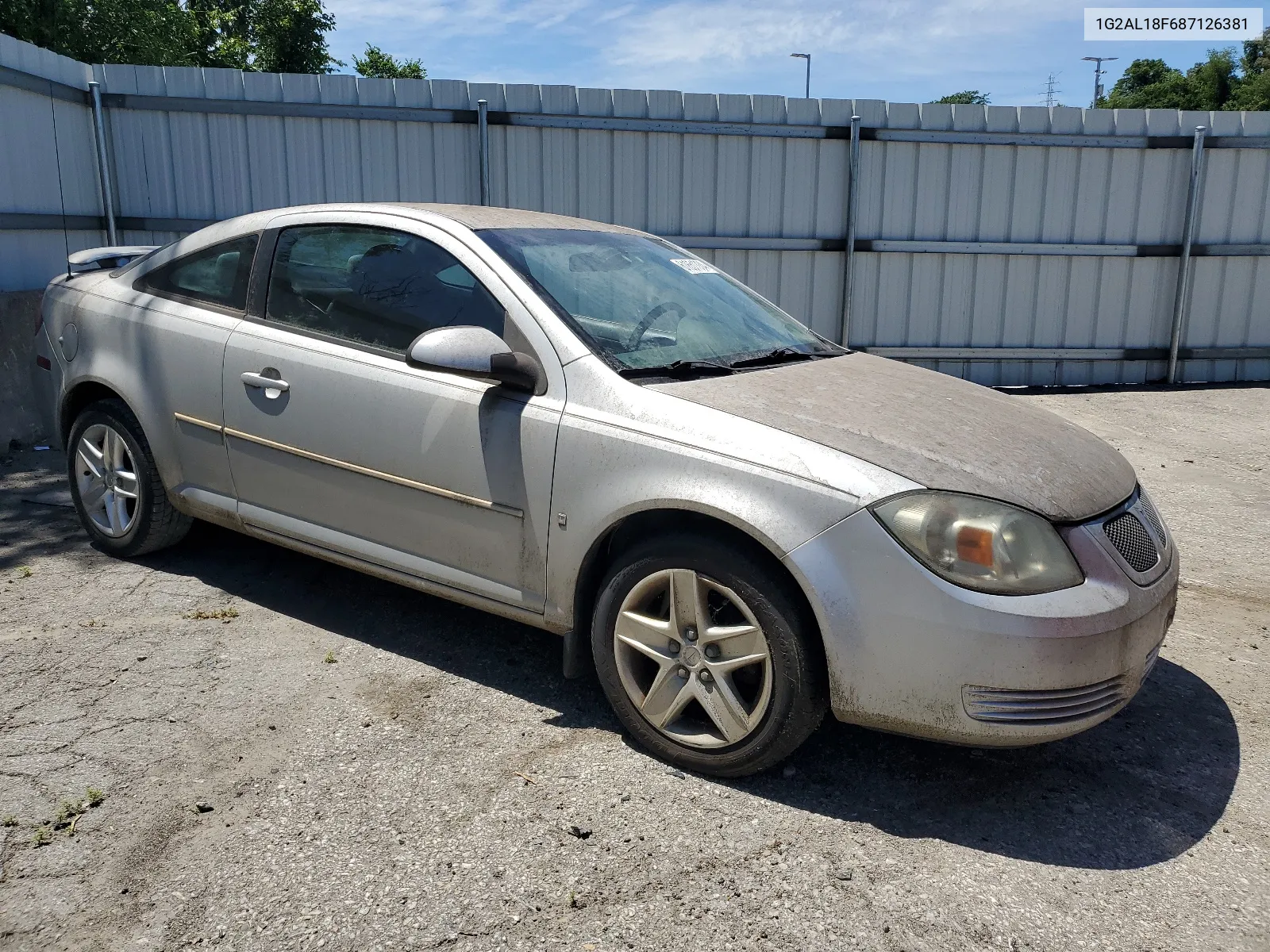 2008 Pontiac G5 VIN: 1G2AL18F687126381 Lot: 61651334