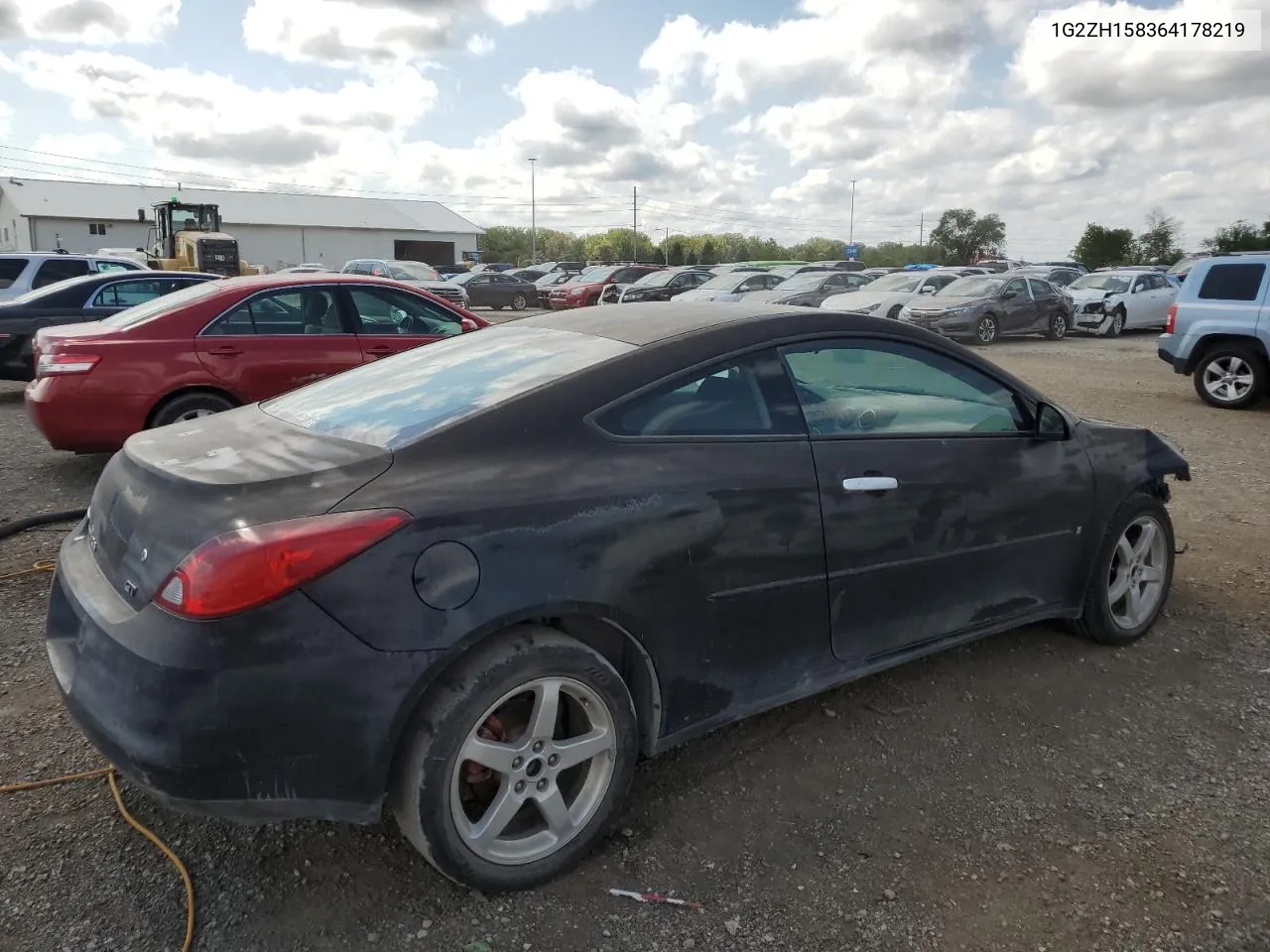 1G2ZH158364178219 2006 Pontiac G6 Gt