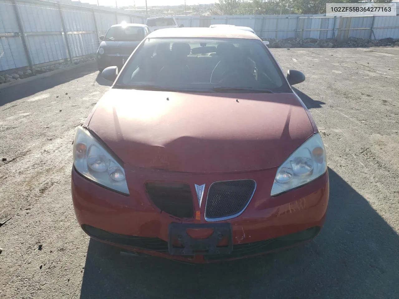 2006 Pontiac G6 Se VIN: 1G2ZF55B364277163 Lot: 70719924