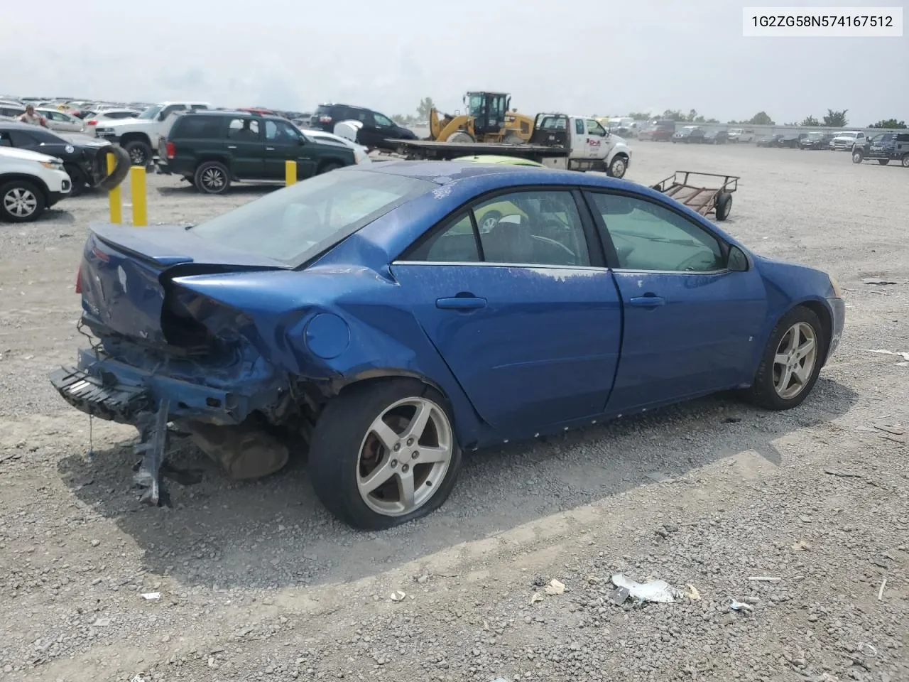 2007 Pontiac G6 Base VIN: 1G2ZG58N574167512 Lot: 64527004