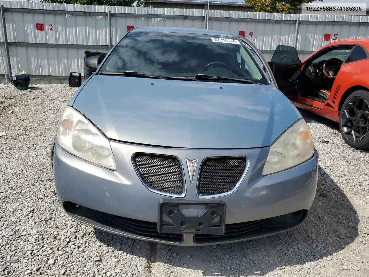 2007 Pontiac G6 Value Leader VIN: 1G2ZF58B374185306 Lot: 67914144