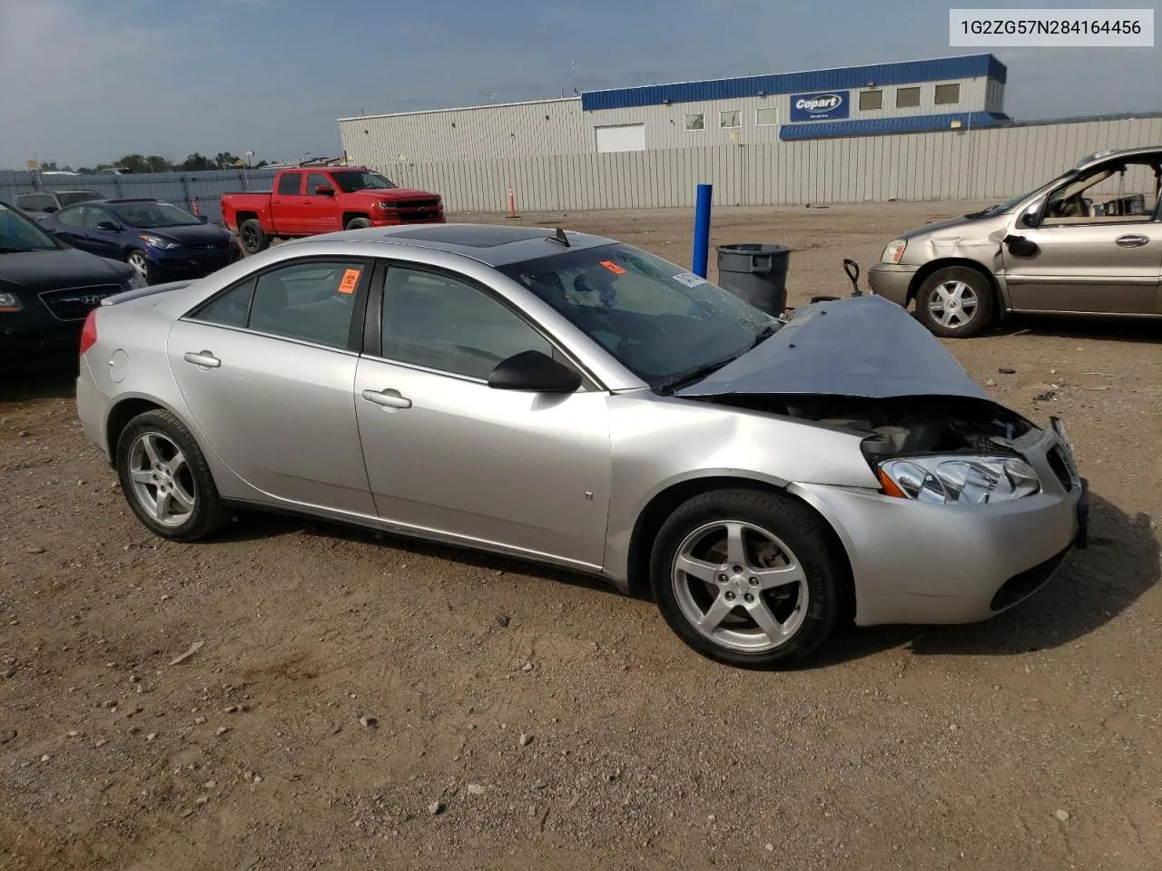 2008 Pontiac G6 Base VIN: 1G2ZG57N284164456 Lot: 70407104