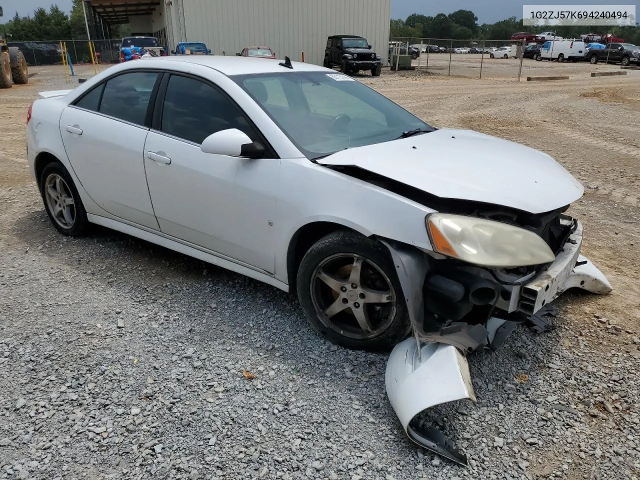 1G2ZJ57K694240494 2009 Pontiac G6