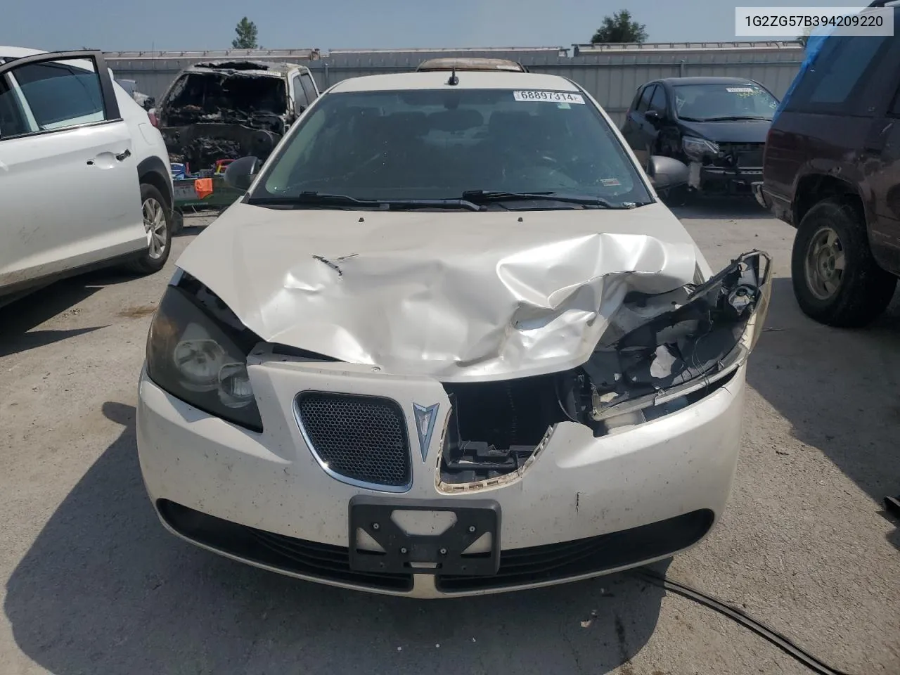 2009 Pontiac G6 VIN: 1G2ZG57B394209220 Lot: 68897314