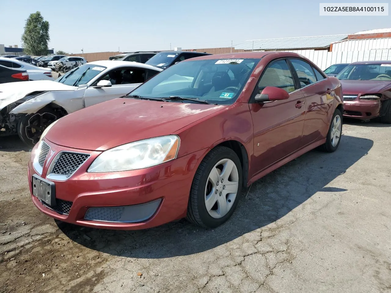 2010 Pontiac G6 VIN: 1G2ZA5EB8A4100115 Lot: 71219634