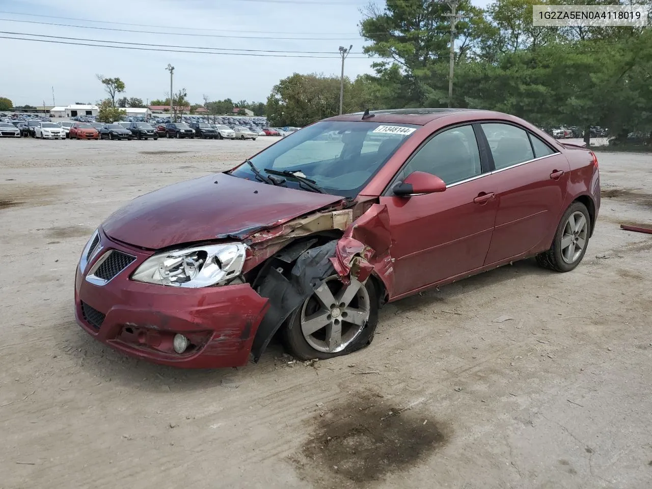 1G2ZA5EN0A4118019 2010 Pontiac G6