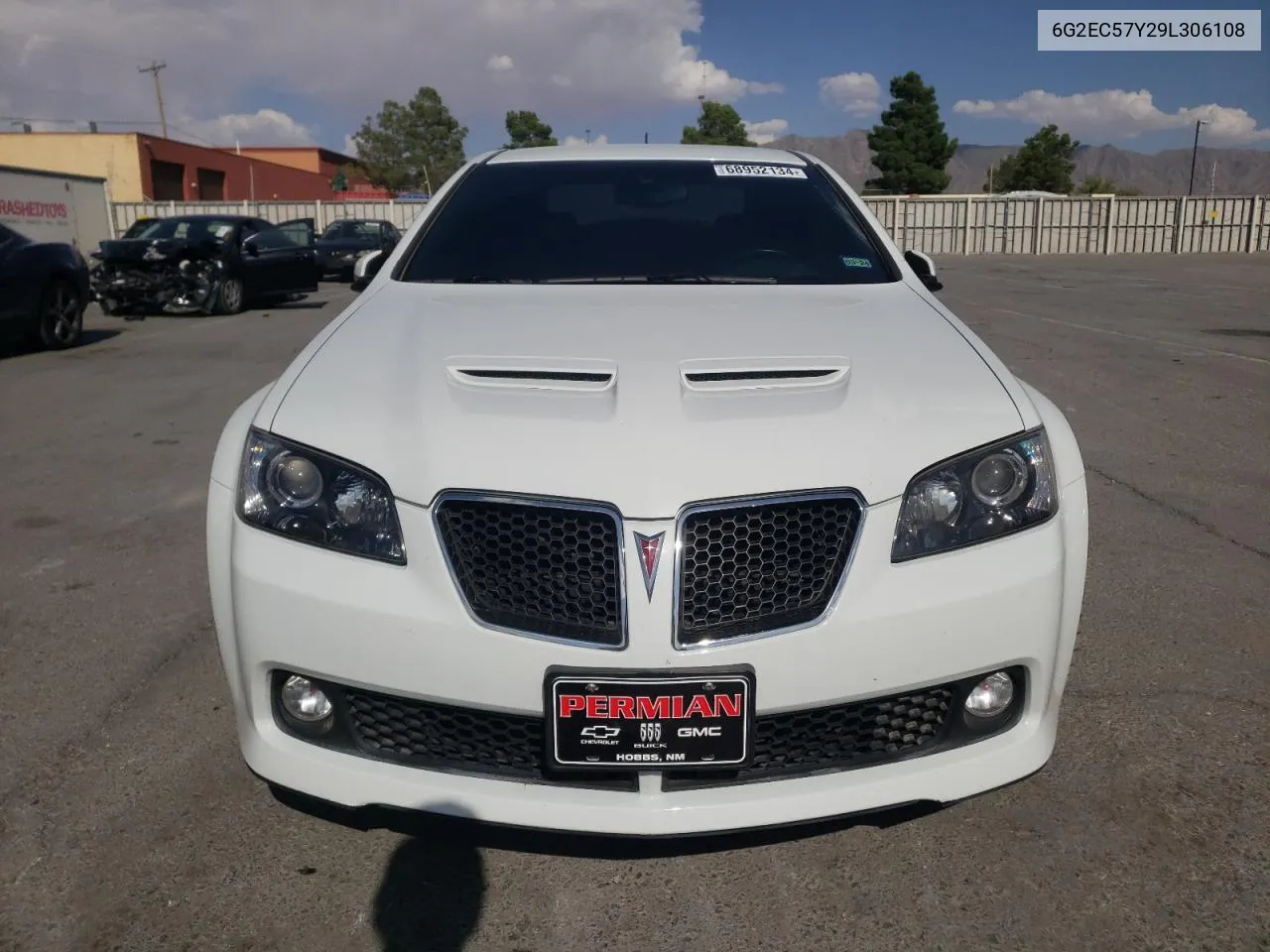 2009 Pontiac G8 Gt VIN: 6G2EC57Y29L306108 Lot: 68952134