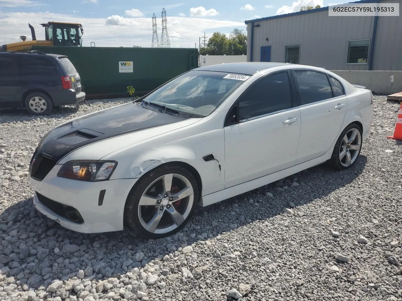 2009 Pontiac G8 Gt VIN: 6G2EC57Y59L195313 Lot: 70852034