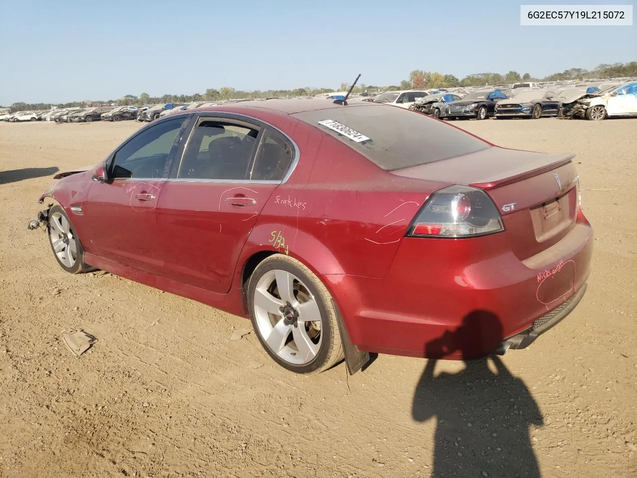 6G2EC57Y19L215072 2009 Pontiac G8 Gt