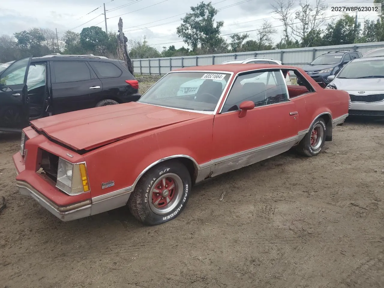 2G27W8P623012 1978 Pontiac Grand Am