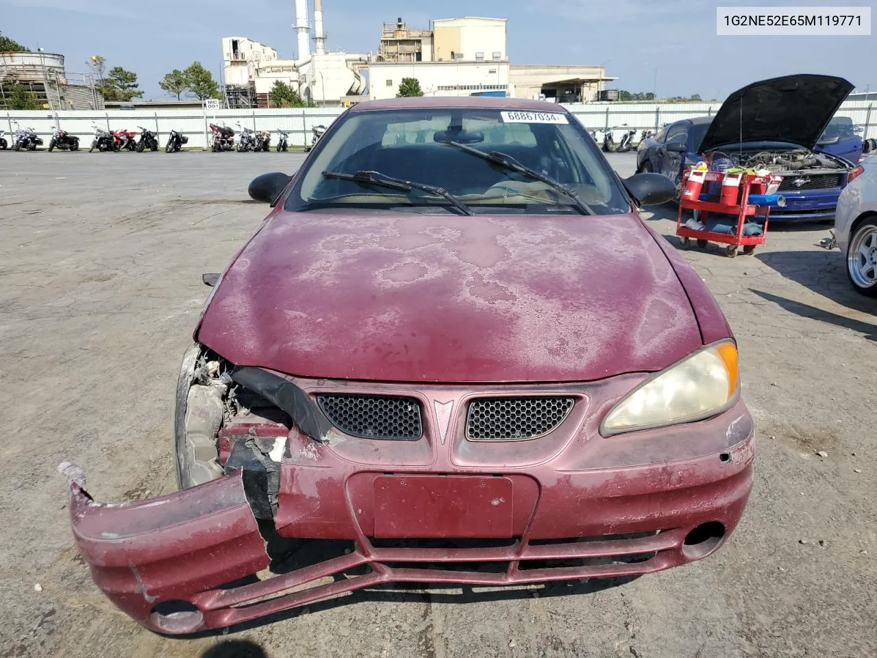 2005 Pontiac Grand Am Se VIN: 1G2NE52E65M119771 Lot: 68867034