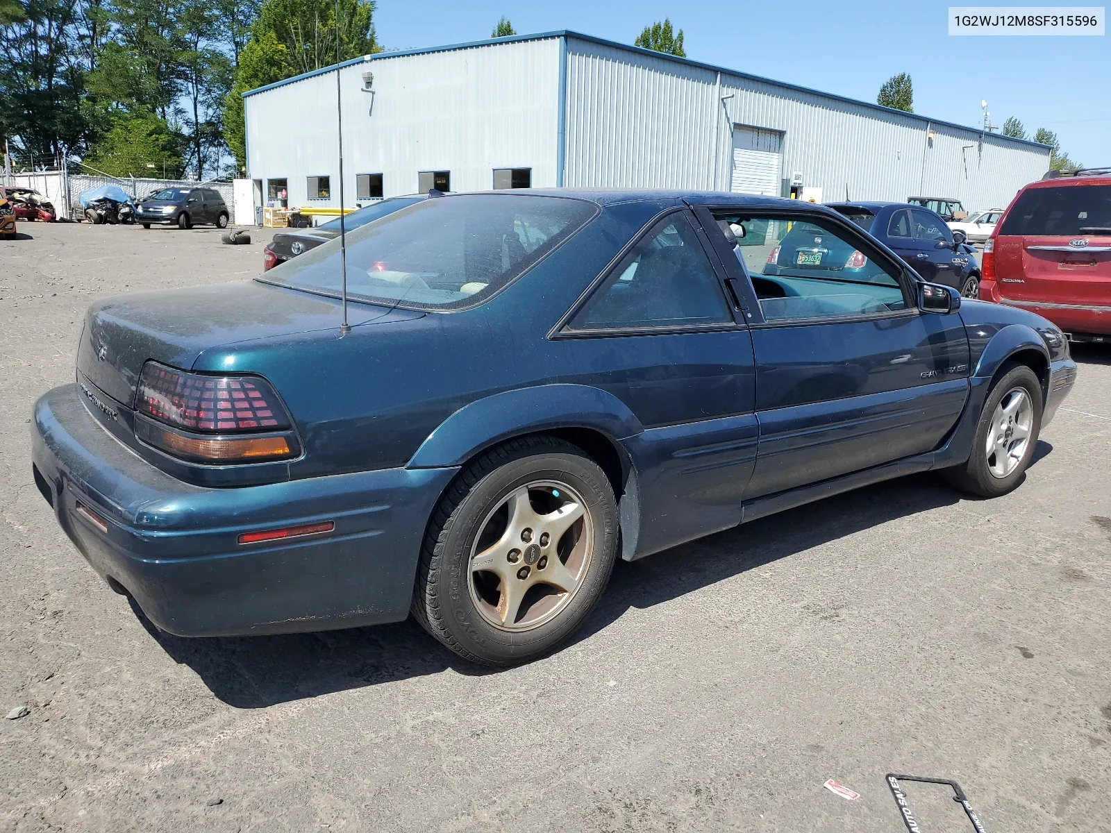 1995 Pontiac Grand Prix Se VIN: 1G2WJ12M8SF315596 Lot: 62710164