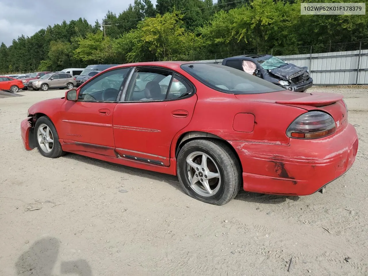 2001 Pontiac Grand Prix Gt VIN: 1G2WP52K01F178379 Lot: 71452354