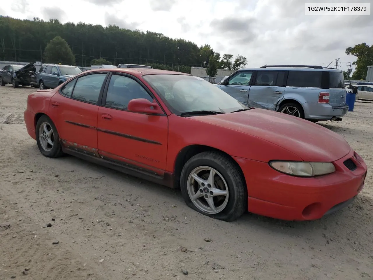 2001 Pontiac Grand Prix Gt VIN: 1G2WP52K01F178379 Lot: 71452354