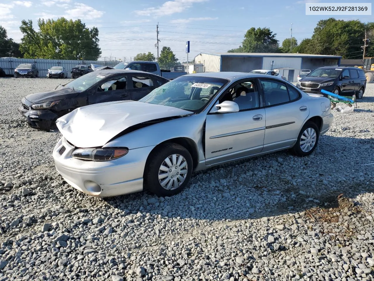 1G2WK52J92F281369 2002 Pontiac Grand Prix Se