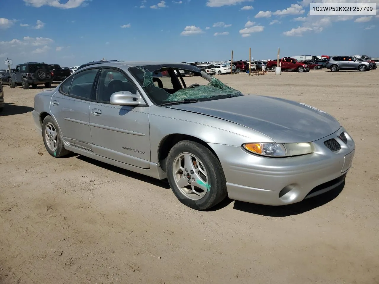 2002 Pontiac Grand Prix Gt VIN: 1G2WP52KX2F257799 Lot: 68726924