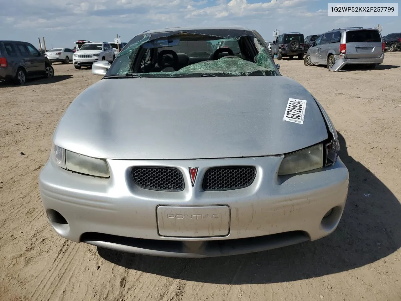 2002 Pontiac Grand Prix Gt VIN: 1G2WP52KX2F257799 Lot: 68726924