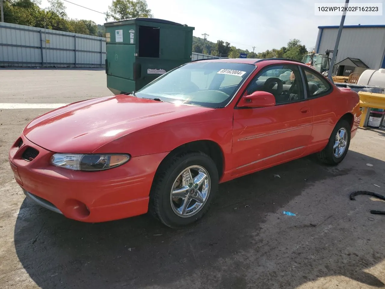 2002 Pontiac Grand Prix Gt VIN: 1G2WP12K02F162323 Lot: 69162004