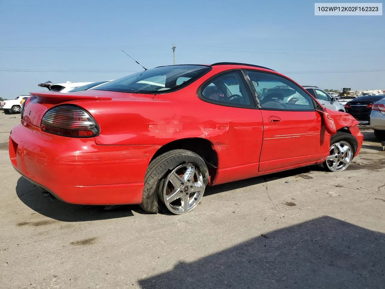 2002 Pontiac Grand Prix Gt VIN: 1G2WP12K02F162323 Lot: 69162004