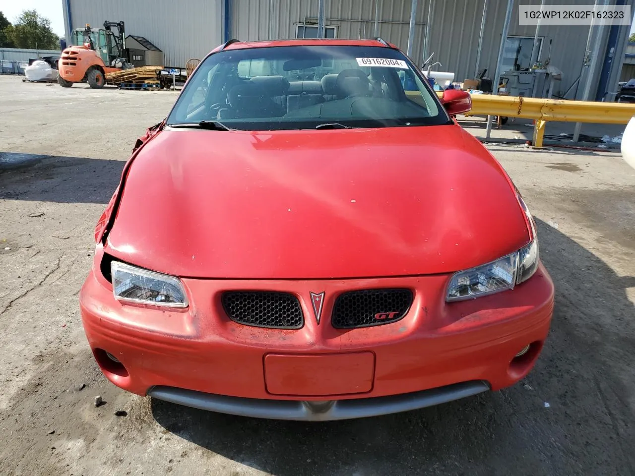 2002 Pontiac Grand Prix Gt VIN: 1G2WP12K02F162323 Lot: 69162004