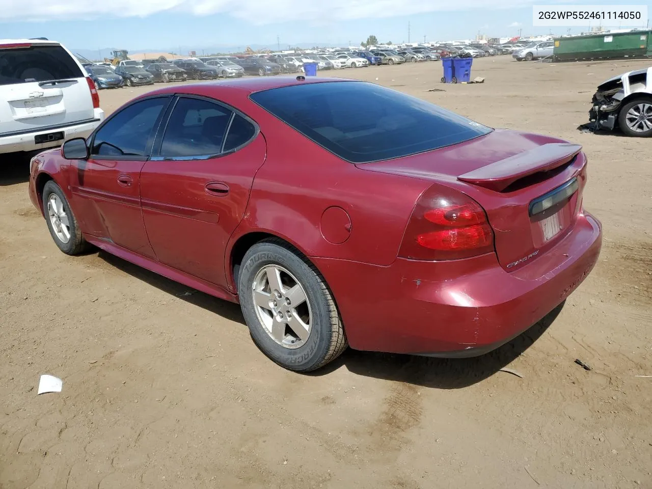 2006 Pontiac Grand Prix VIN: 2G2WP552461114050 Lot: 68584564