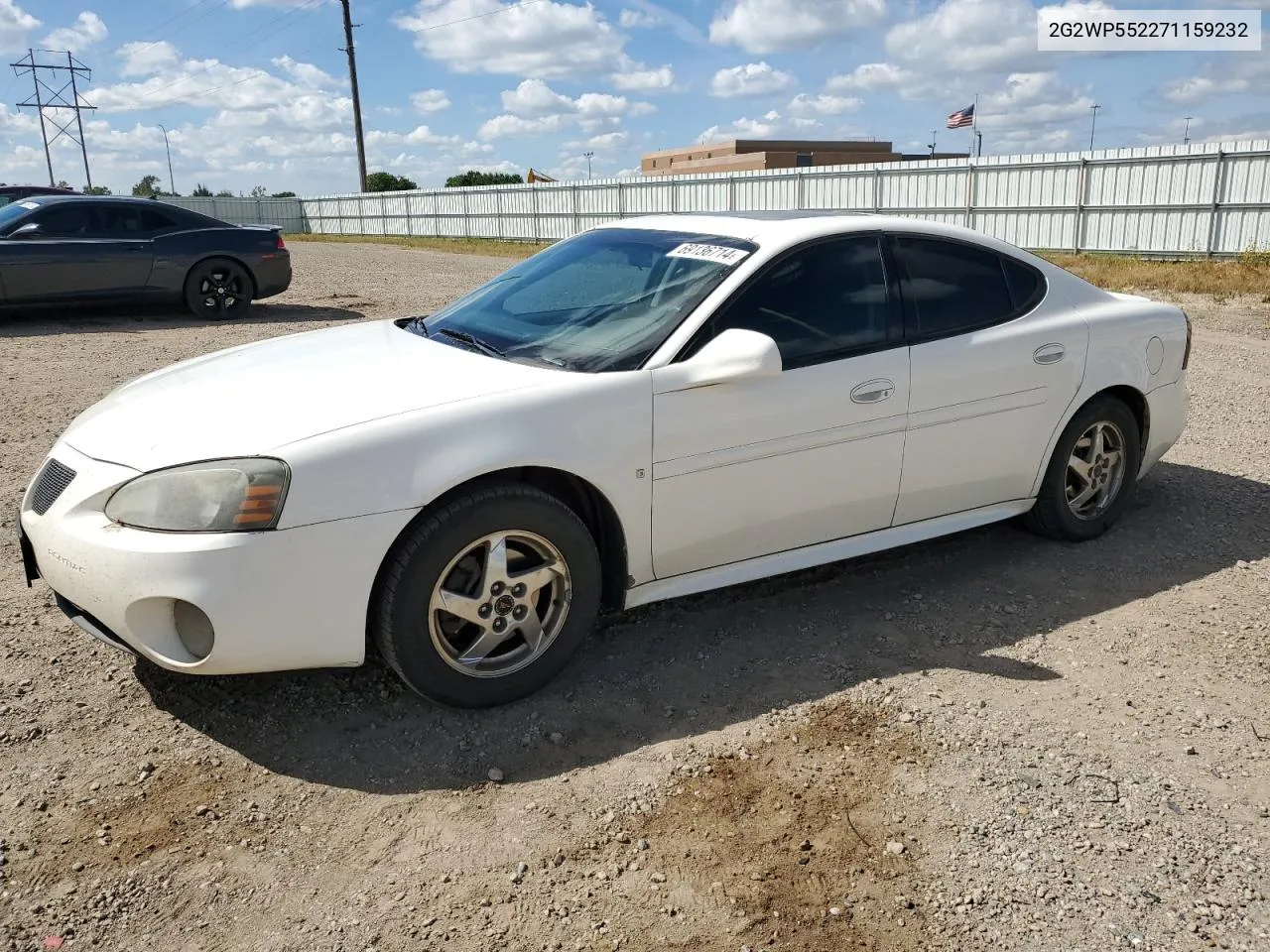 2007 Pontiac Grand Prix VIN: 2G2WP552271159232 Lot: 69136714