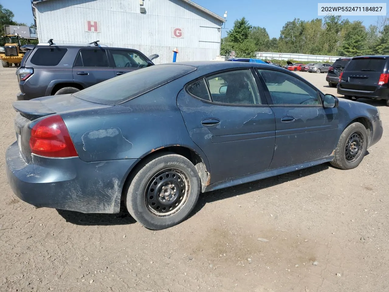 2007 Pontiac Grand Prix VIN: 2G2WP552471184827 Lot: 69745254