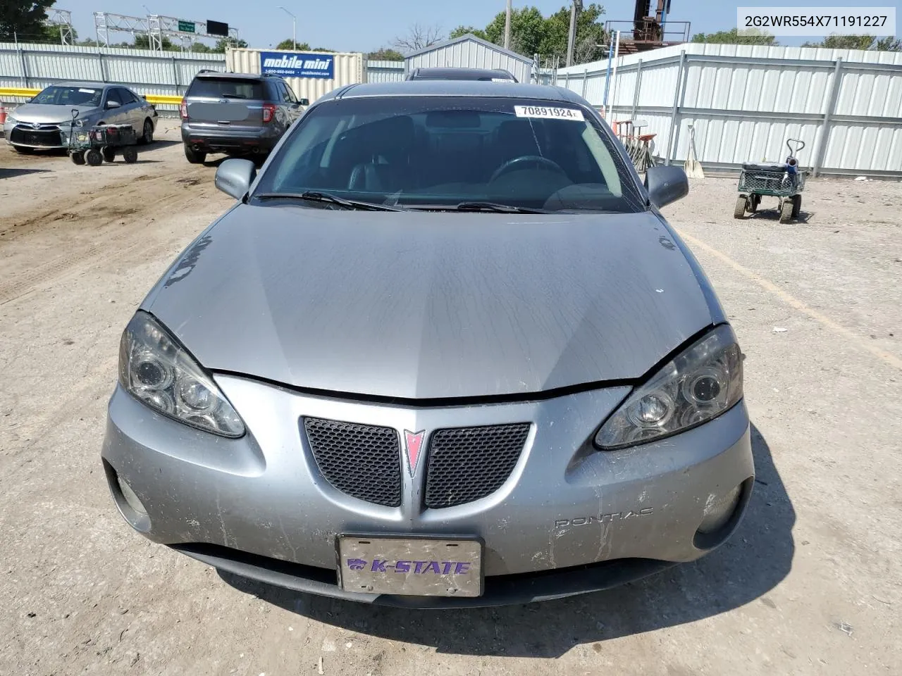 2G2WR554X71191227 2007 Pontiac Grand Prix Gt