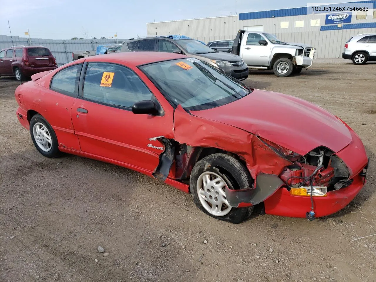 1999 Pontiac Sunfire Se VIN: 1G2JB1246X7546683 Lot: 68930384