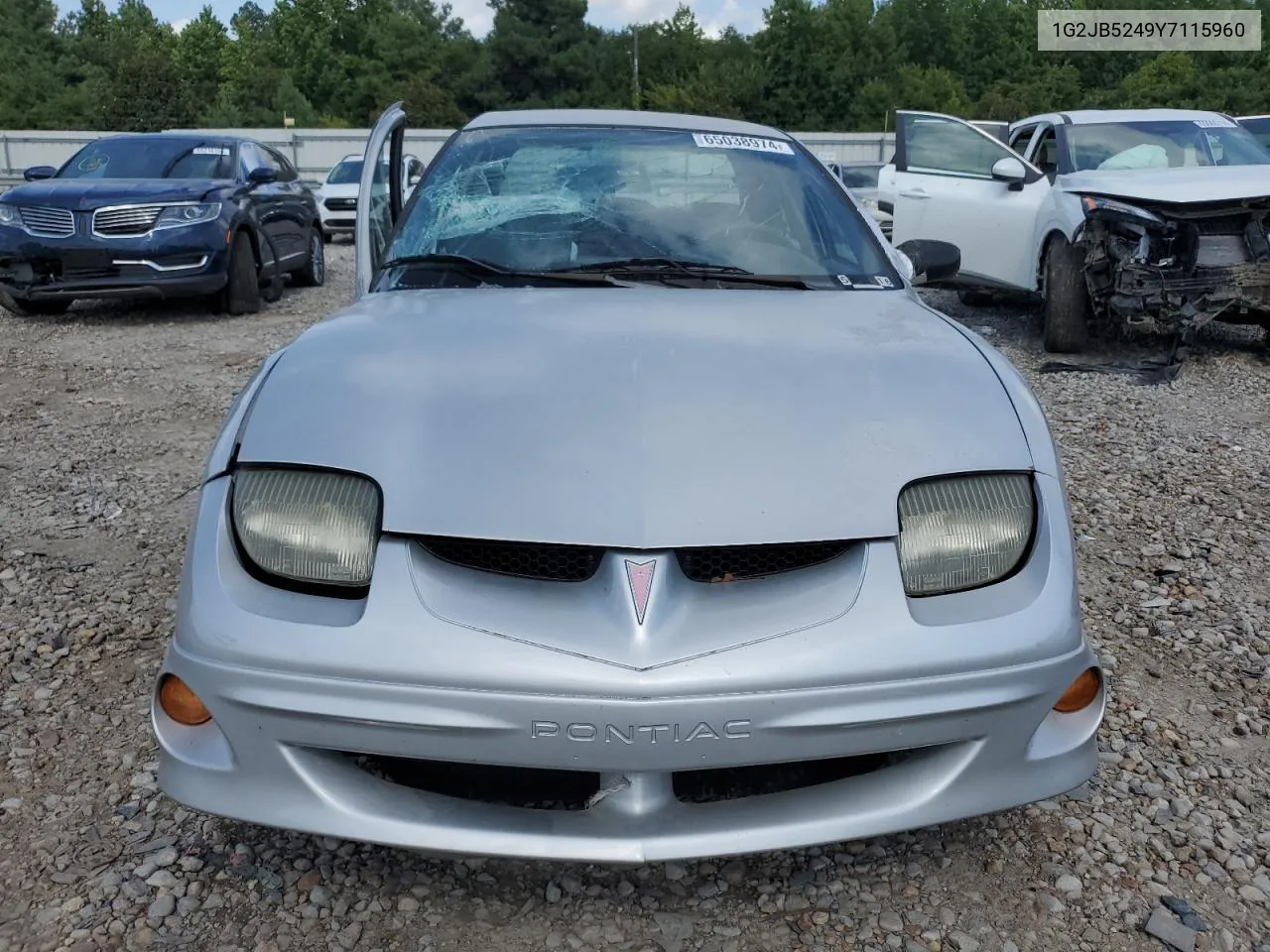 2000 Pontiac Sunfire Se VIN: 1G2JB5249Y7115960 Lot: 65038974