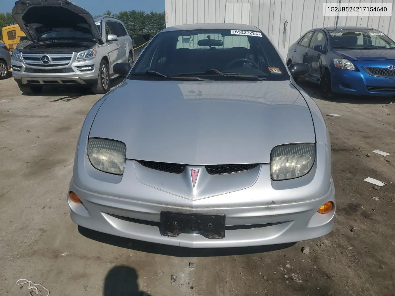 2001 Pontiac Sunfire Se VIN: 1G2JB524217154640 Lot: 69227224