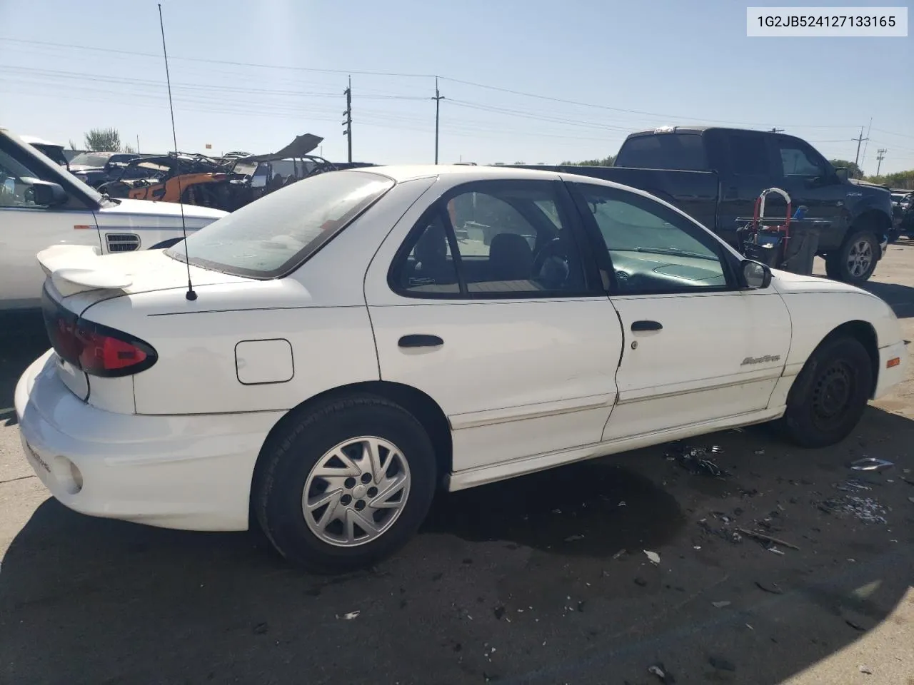 2002 Pontiac Sunfire Se VIN: 1G2JB524127133165 Lot: 68765564