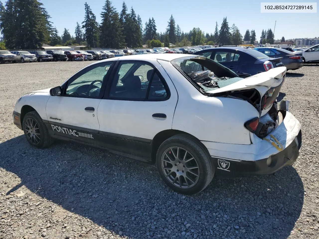 2002 Pontiac Sunfire Se VIN: 1G2JB524727289145 Lot: 69662094