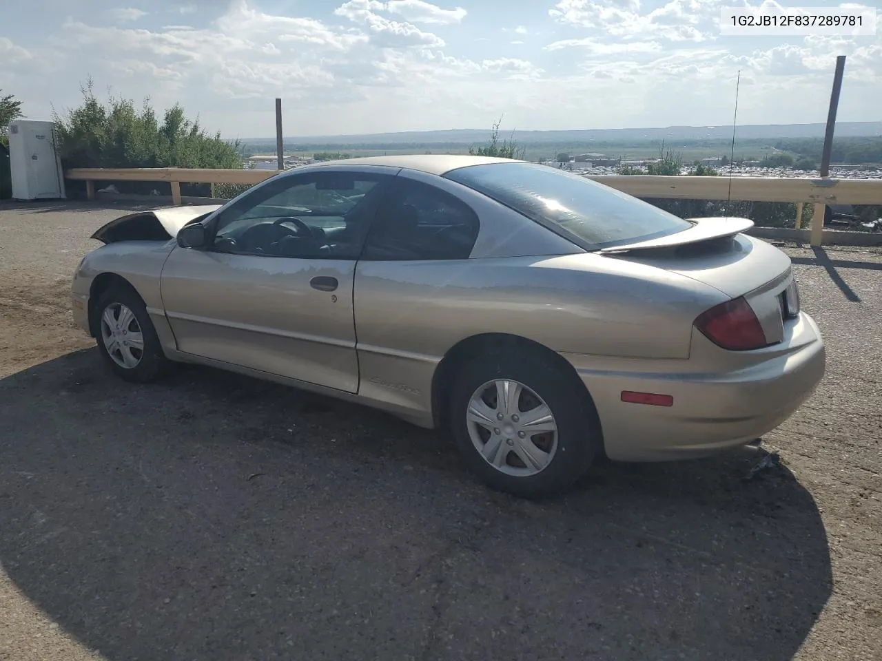 2003 Pontiac Sunfire VIN: 1G2JB12F837289781 Lot: 64494854