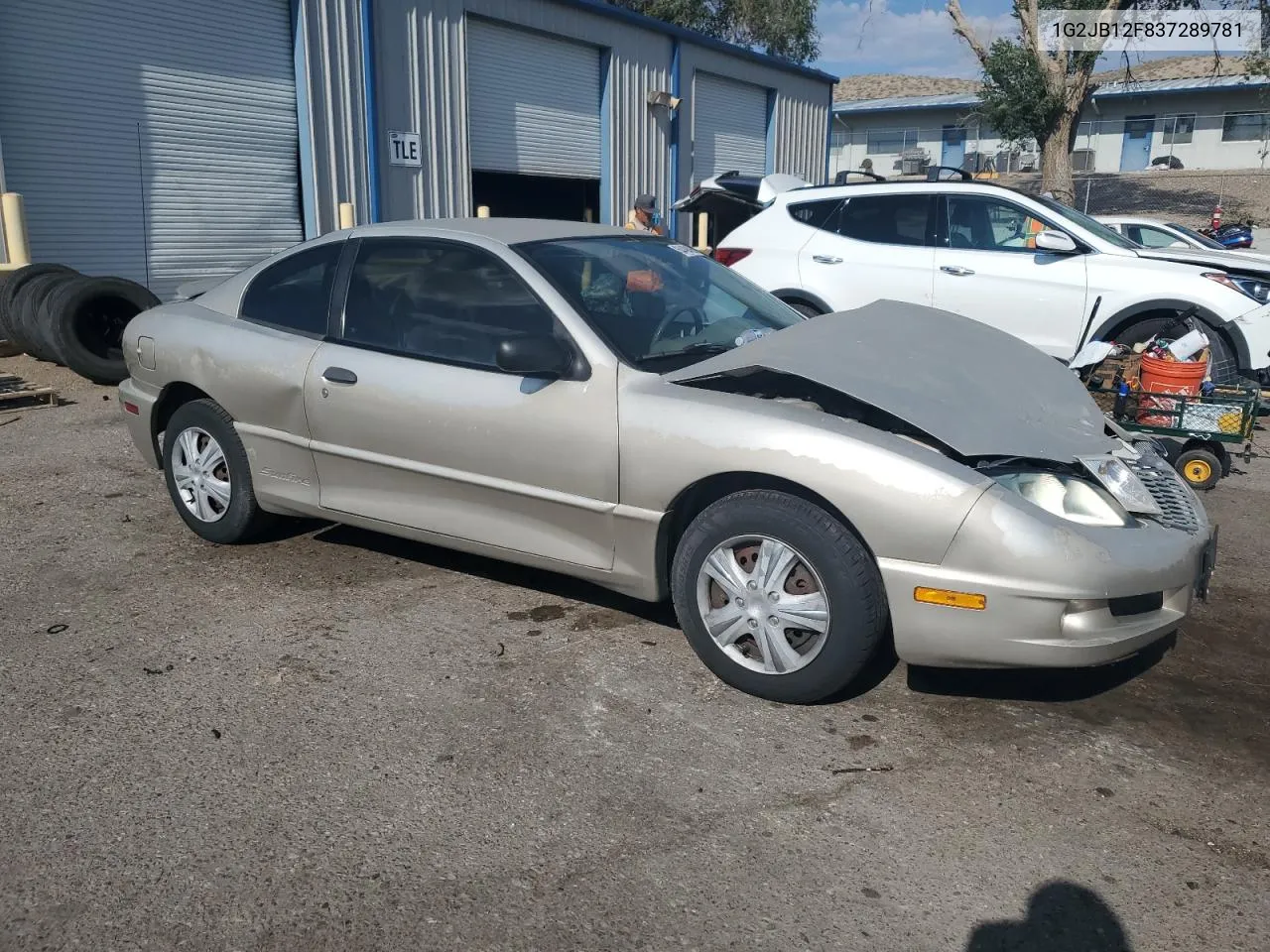 1G2JB12F837289781 2003 Pontiac Sunfire