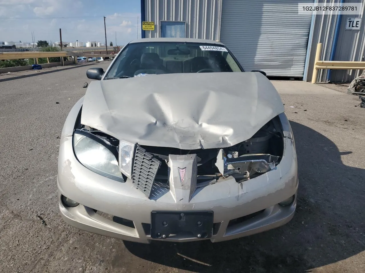 1G2JB12F837289781 2003 Pontiac Sunfire