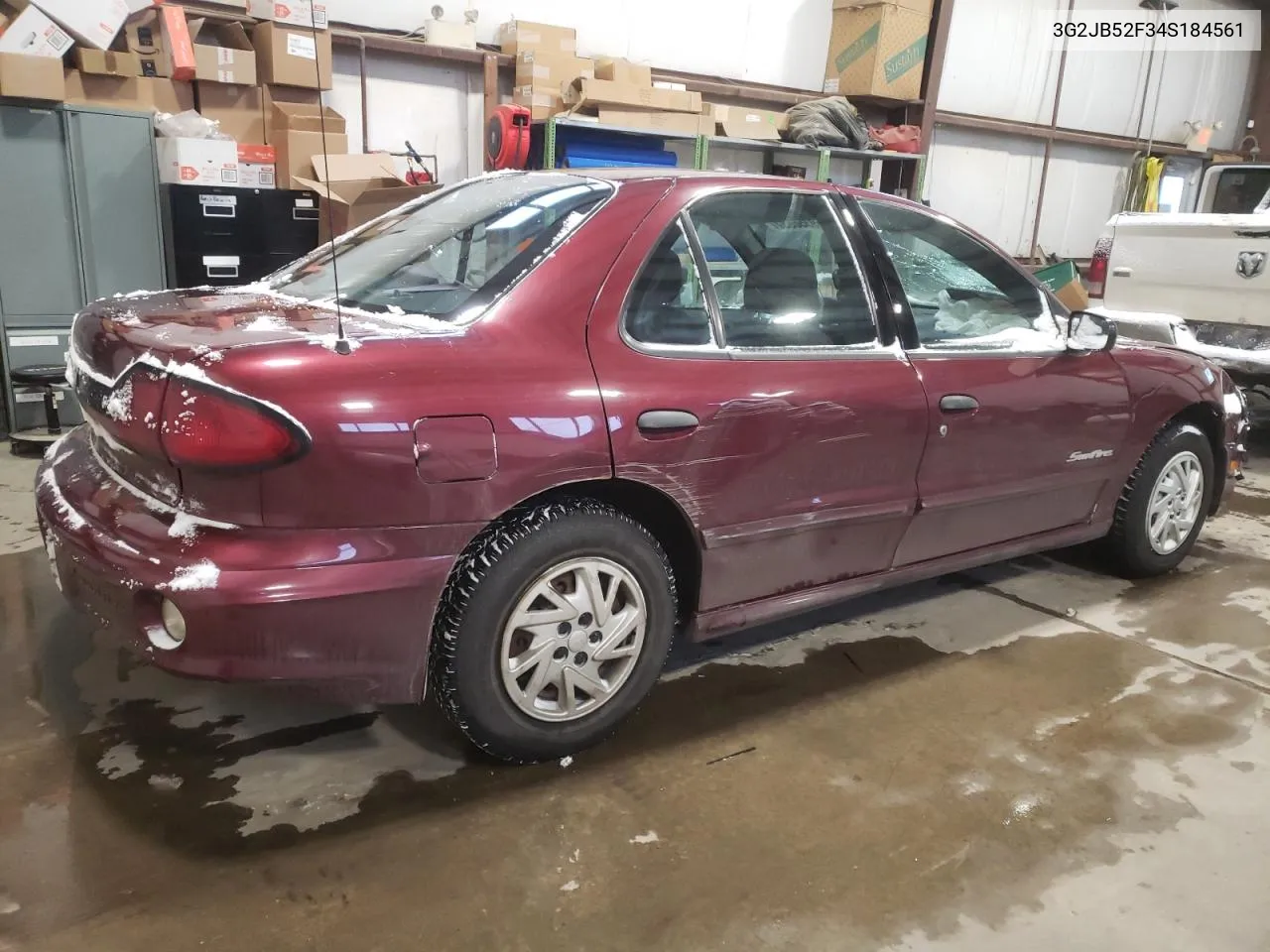 2004 Pontiac Sunfire Sl VIN: 3G2JB52F34S184561 Lot: 69356682