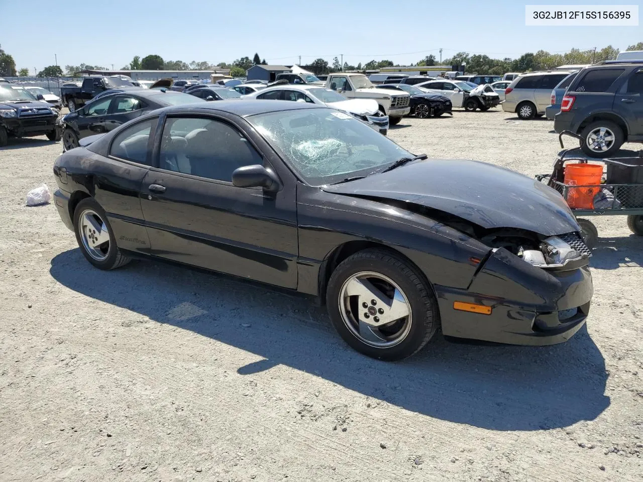 2005 Pontiac Sunfire VIN: 3G2JB12F15S156395 Lot: 65275884